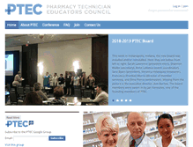 Tablet Screenshot of pharmacytecheducators.com